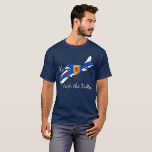 T-shirt de la Nouvelle-Écosse Mon coeur est dans l
