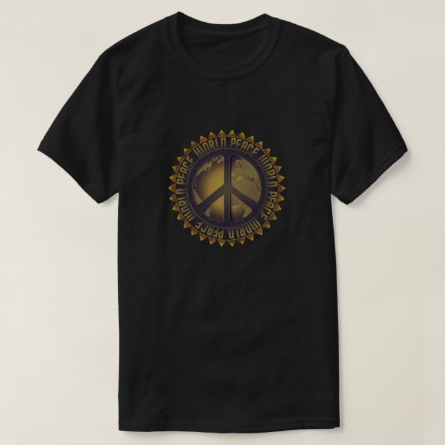 T-shirt de la paix mondiale (Design devant)