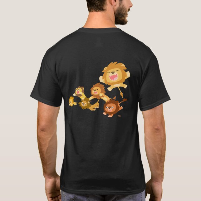 T-shirt de la Parade des Lions de Cartoon (dos) (Dos)