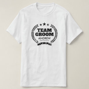 T-shirt de la partie de bachelor de Team Groom pou