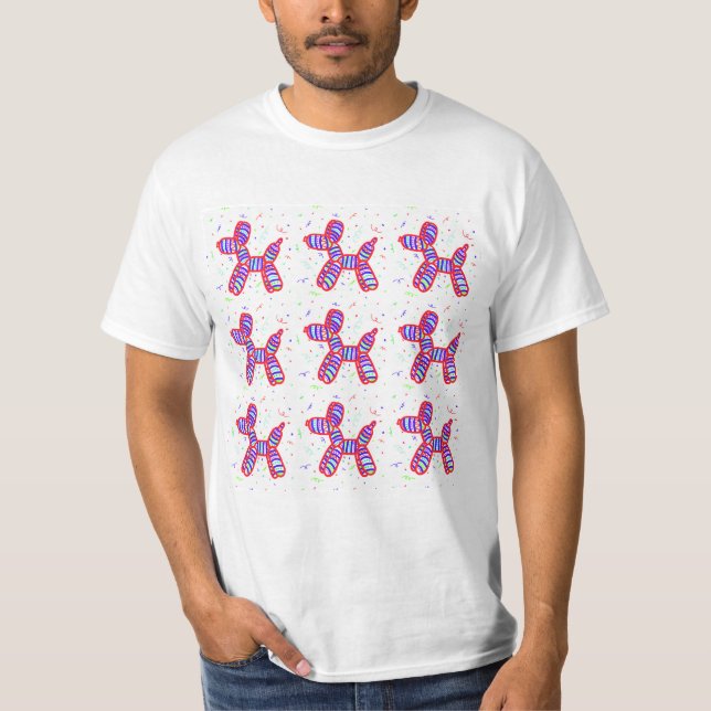 T-shirt de la partie des Chiens de ballon 2 (Devant)