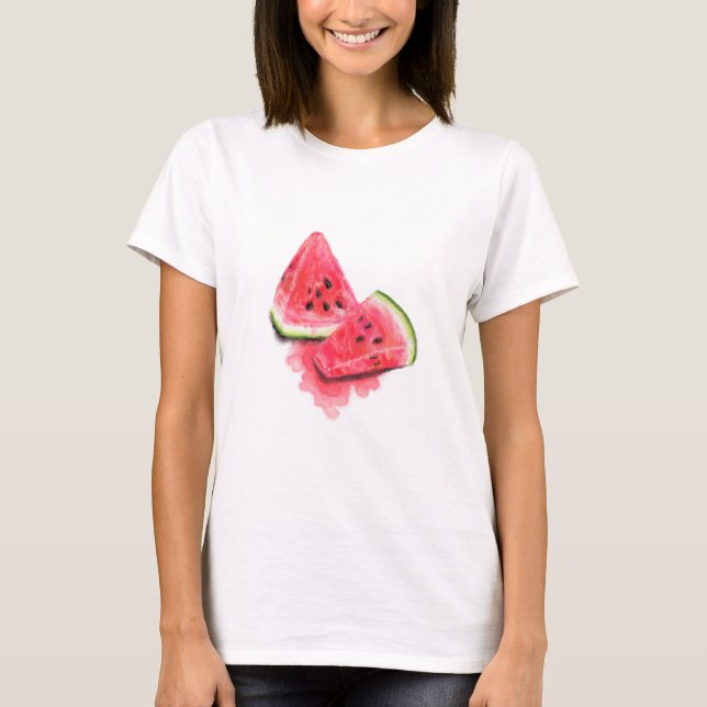 T-shirt de la pastèque douce (Devant)