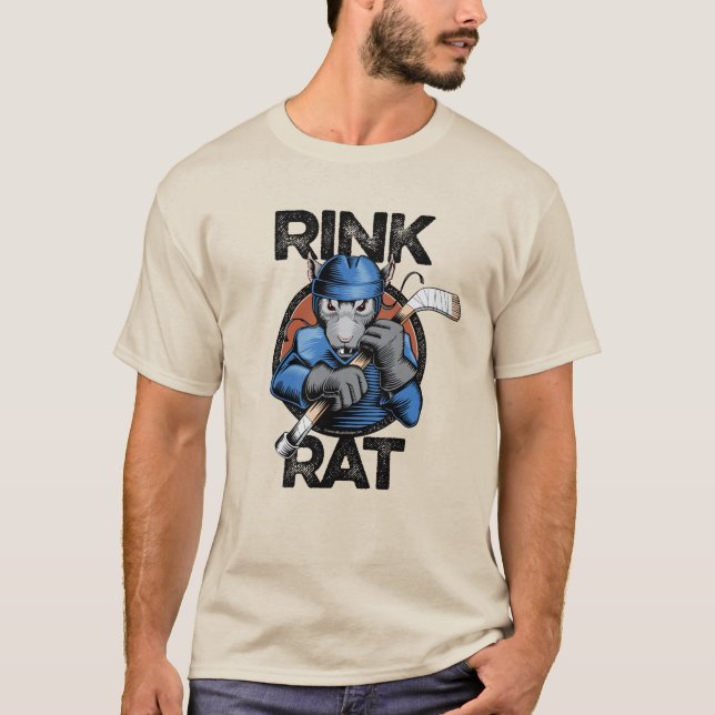 T-shirt de la patinoire de hockey (Devant)