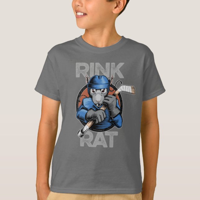 T-shirt de la patinoire de hockey (Devant)