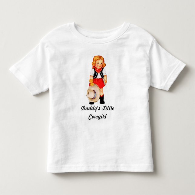 T-shirt de la petite fille de papa (Devant)