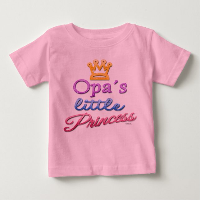 T-Shirt de la petite princesse de Opa (Devant)