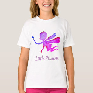 T-shirt de la petite princesse Fairy Ruffle, blanc