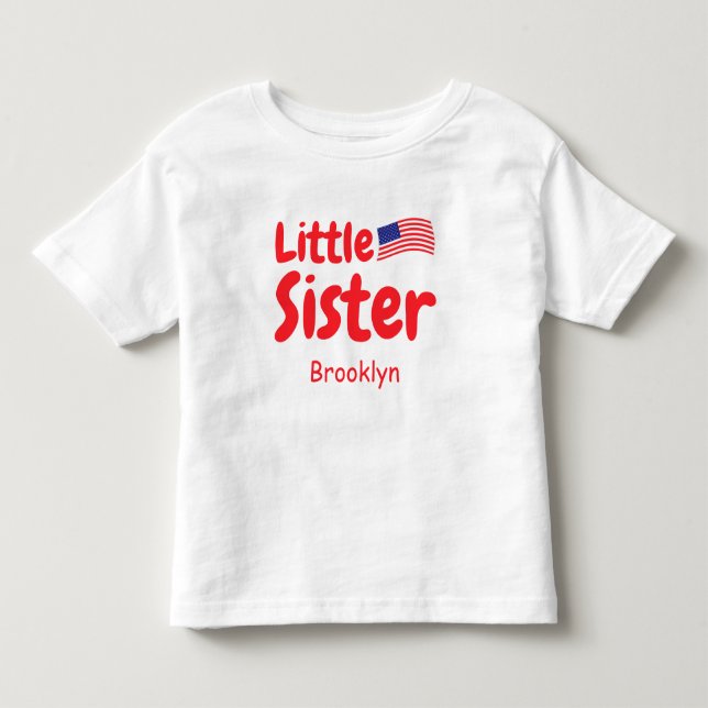 T-shirt de la petite soeur USA (Devant)