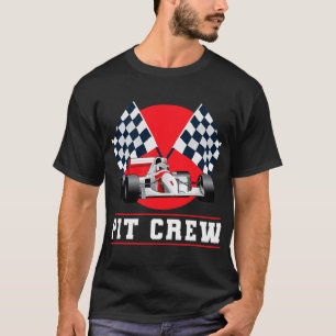 T-shirt de la piste de course d'équipage d'Hallowe