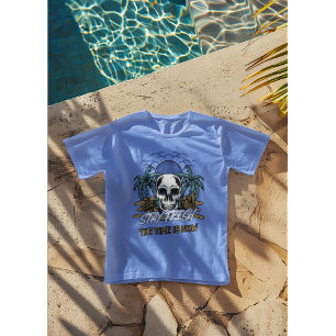 T-shirt de la plage de Skull Beach - Surf Edgy