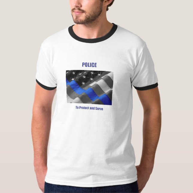 T-shirt de la police (Devant)