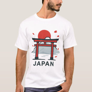 T-shirt de la porte Torii du Japon de Kyoto   Voya
