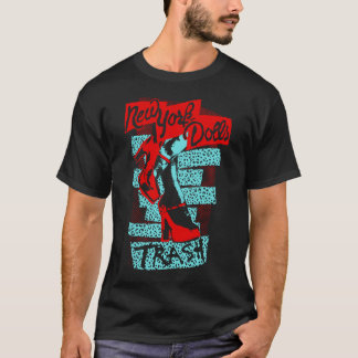 T-shirt de la poupée de New York (rouge, bleu) TRA