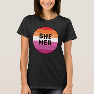 T-shirt de la Pride des Pronononouns lesbiennes