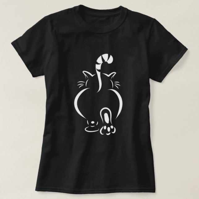 T-Shirt de la promenade des chats (Design devant)