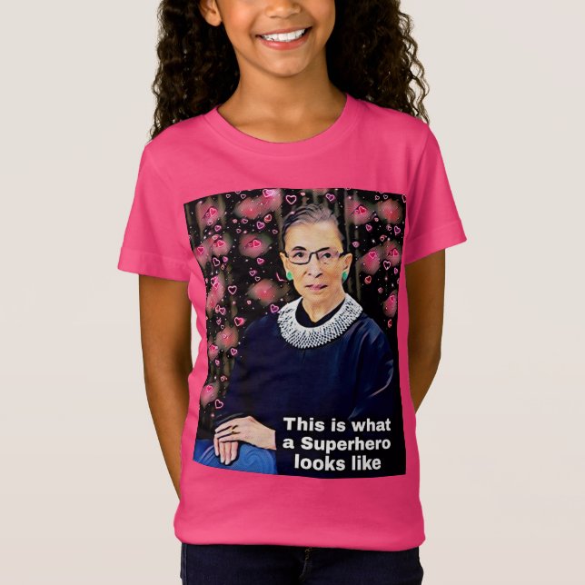T-shirt de la puissance RBG de fille (Devant)