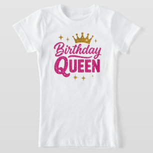 T-shirt de la reine Anniversaire de enfant - Parti