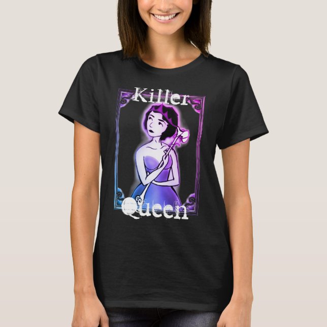 T-shirt de la reine assassine noir (Devant)