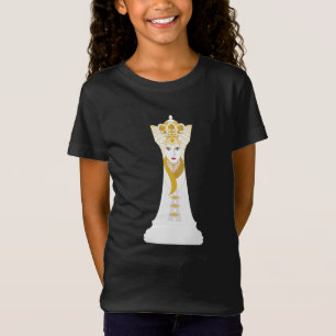 T-shirt de la reine blanche