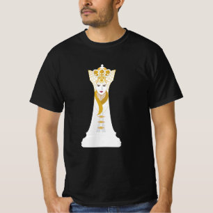 T-shirt de la reine blanche