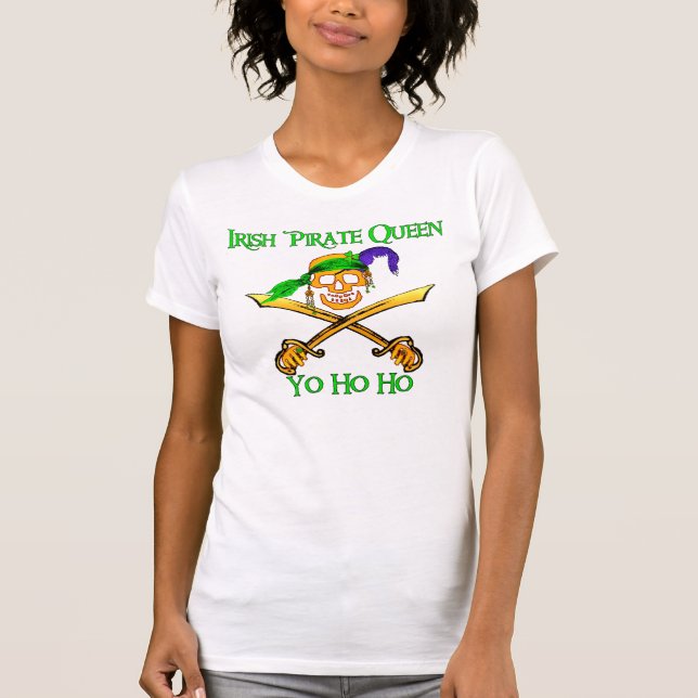 T-shirt de la reine Pirate d'Irlande (Devant)
