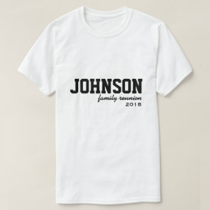 T-shirt de la Réunion de famille d'équipe