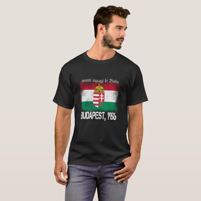 T-shirt de la révolution hongroise Budapest 1956 (Devant entier)