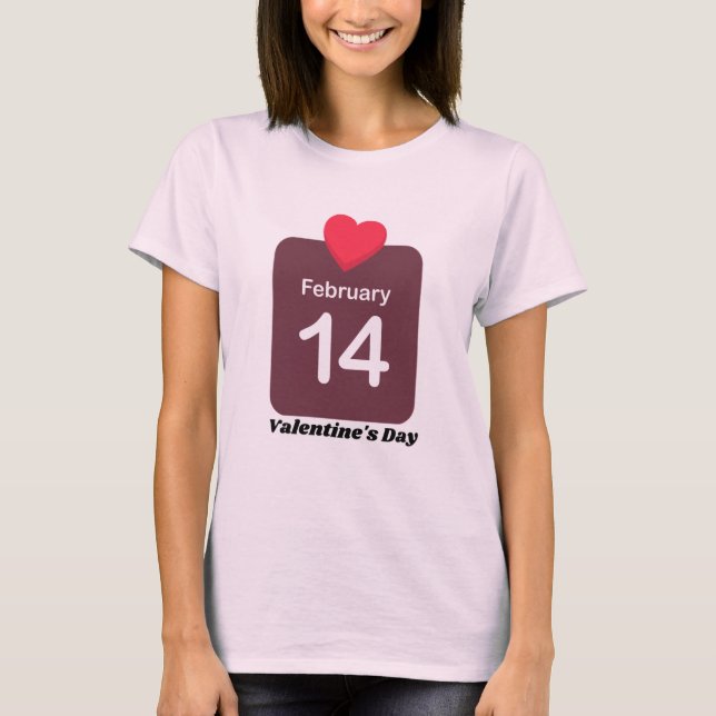 T-Shirt de la Saint-Valentin (Devant)