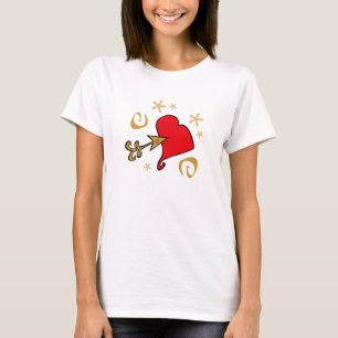 T-shirt de la Saint-Valentin Cœur et Flèche