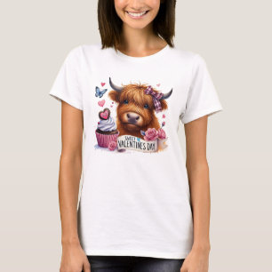 T-shirt de la Saint-Valentin Cupcake Vache des Hig