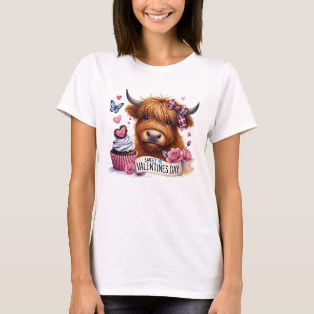T-shirt de la Saint-Valentin de Vache-Vache de Hig (Devant)