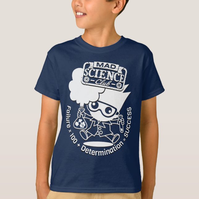 T-shirt de la Science : Club fou de la Science (Devant)