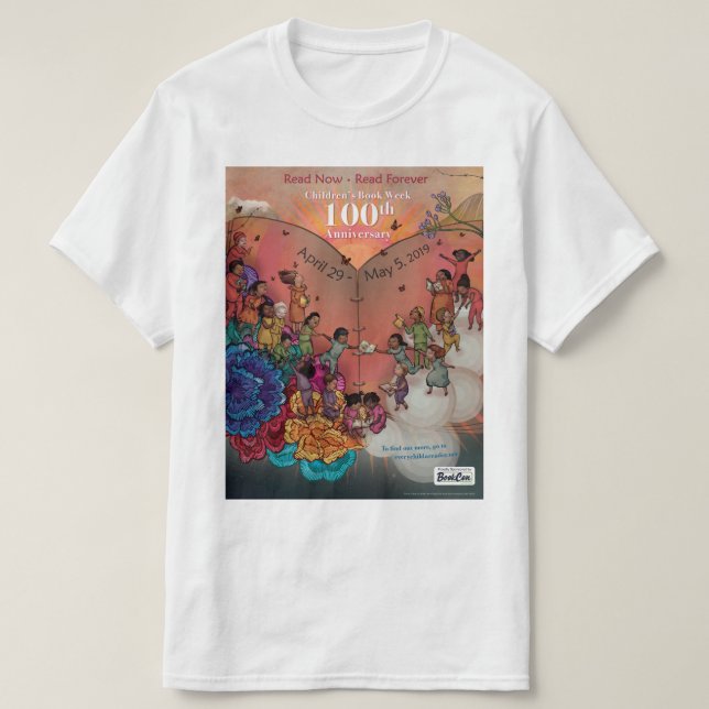 T-shirt de la semaine du livre de 2019 enfants (Design devant)
