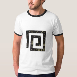 T-Shirt de la serrure spirale de Domino