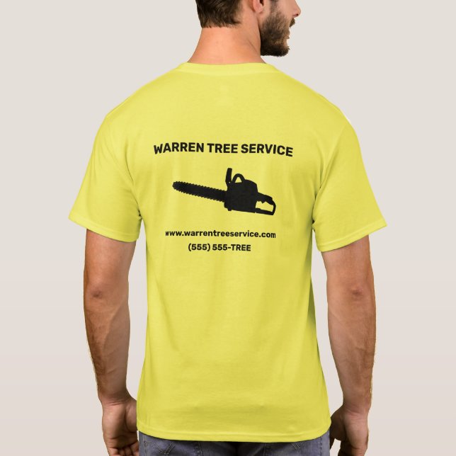 T-shirt de la société Tree Service (Dos)