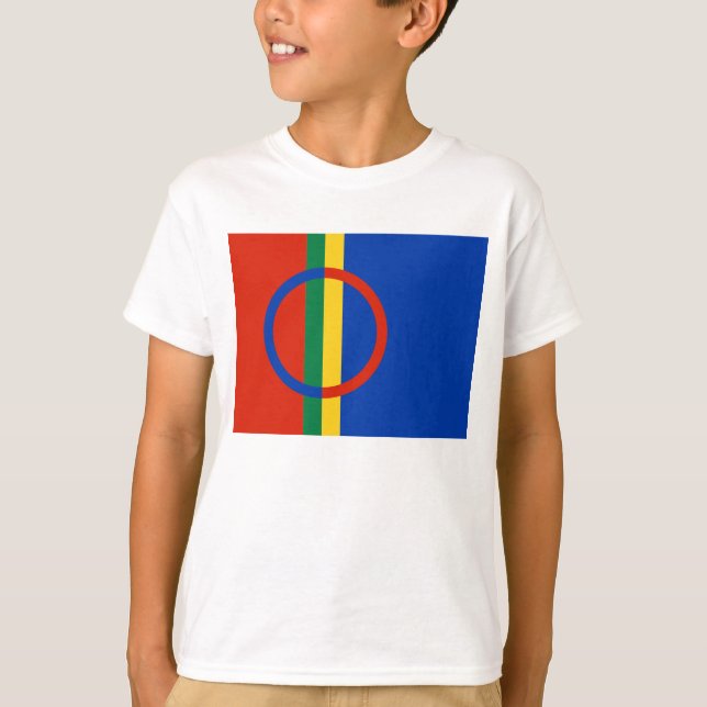 T-shirt de la sonnerie des enfants de drapeau de (Devant)