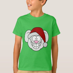 T-shirt de la souris père Noël