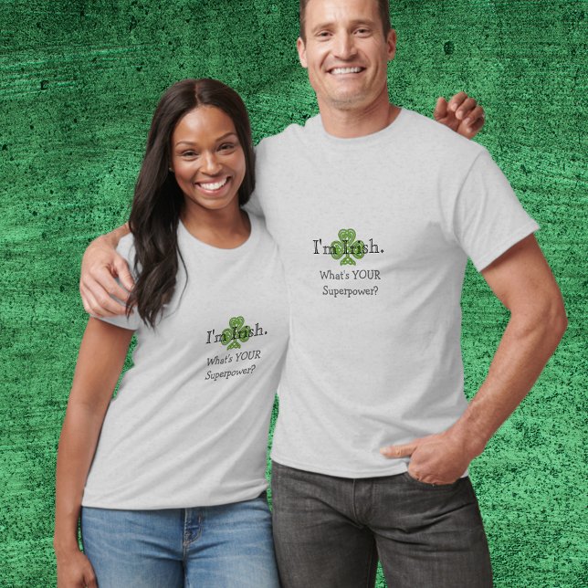 T-shirt de la superpuissance irlandaise (Créateur téléchargé)