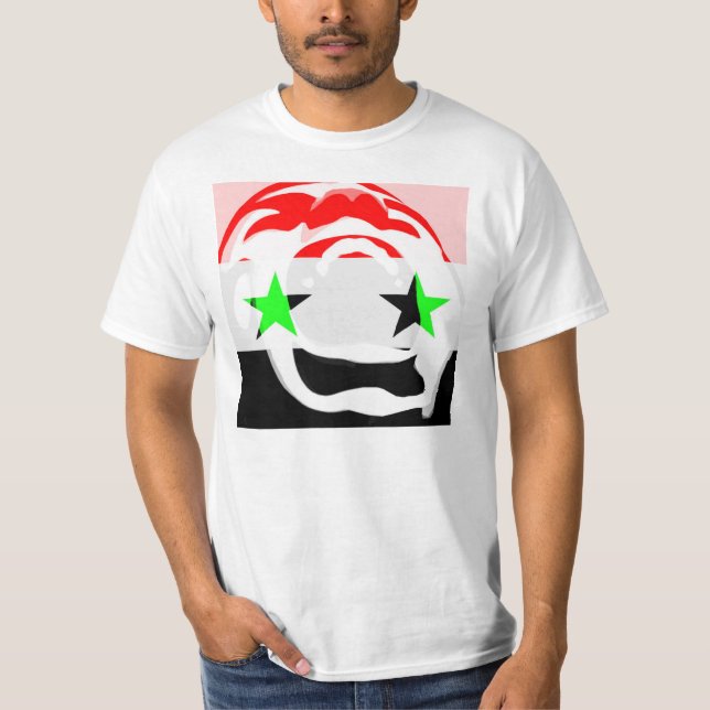 T-shirt de la Syrie de soutien (Devant)