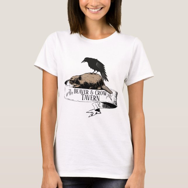T-shirt de la taverne Beaver & Crow (Devant)