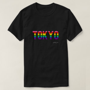 T-shirt de la Tokyo Pride   Drapeau arc-en-ciel gr