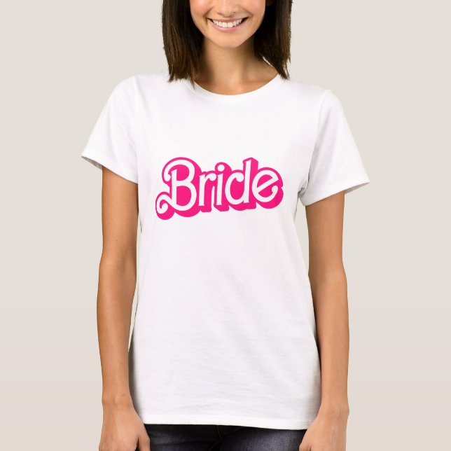 T-shirt de la tribu Mariée Babe Bachelorette Rétro (Devant)