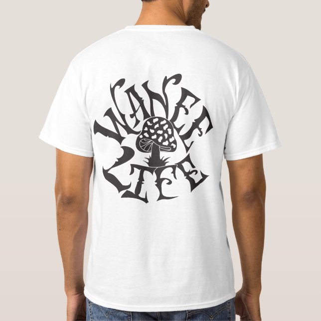 T-shirt de la valeur des hommes de la vie de Wanee (Dos)