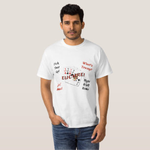 T-shirt de la valeur des hommes - Euchre !