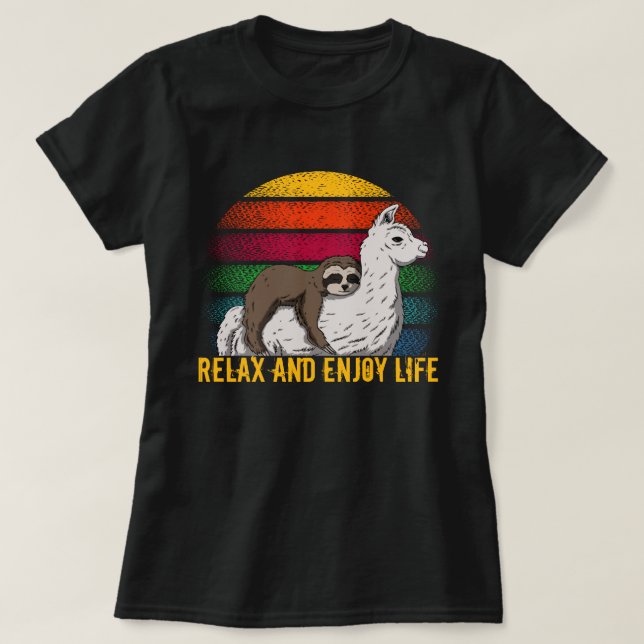T-Shirt De La Vie Pour Se Détendre Et Profiter De  (Design devant)