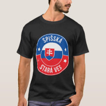 T-shirt de la ville de Spisska Stara Ves, Slovaqui