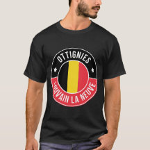 T-shirt de la ville d'Ottignies Louvain la Neuve, 