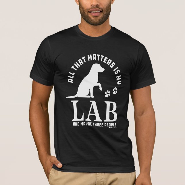 T-shirt de labrador retriever (Devant)