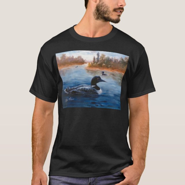 T-shirt de lac loon (Devant)