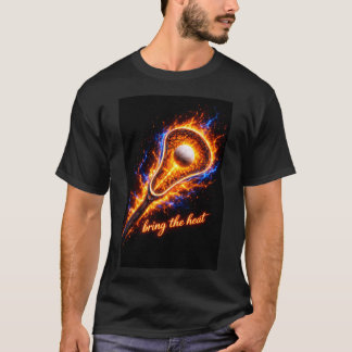 T-Shirt de Lacrosse – Bring the Heat Fire Sports G
